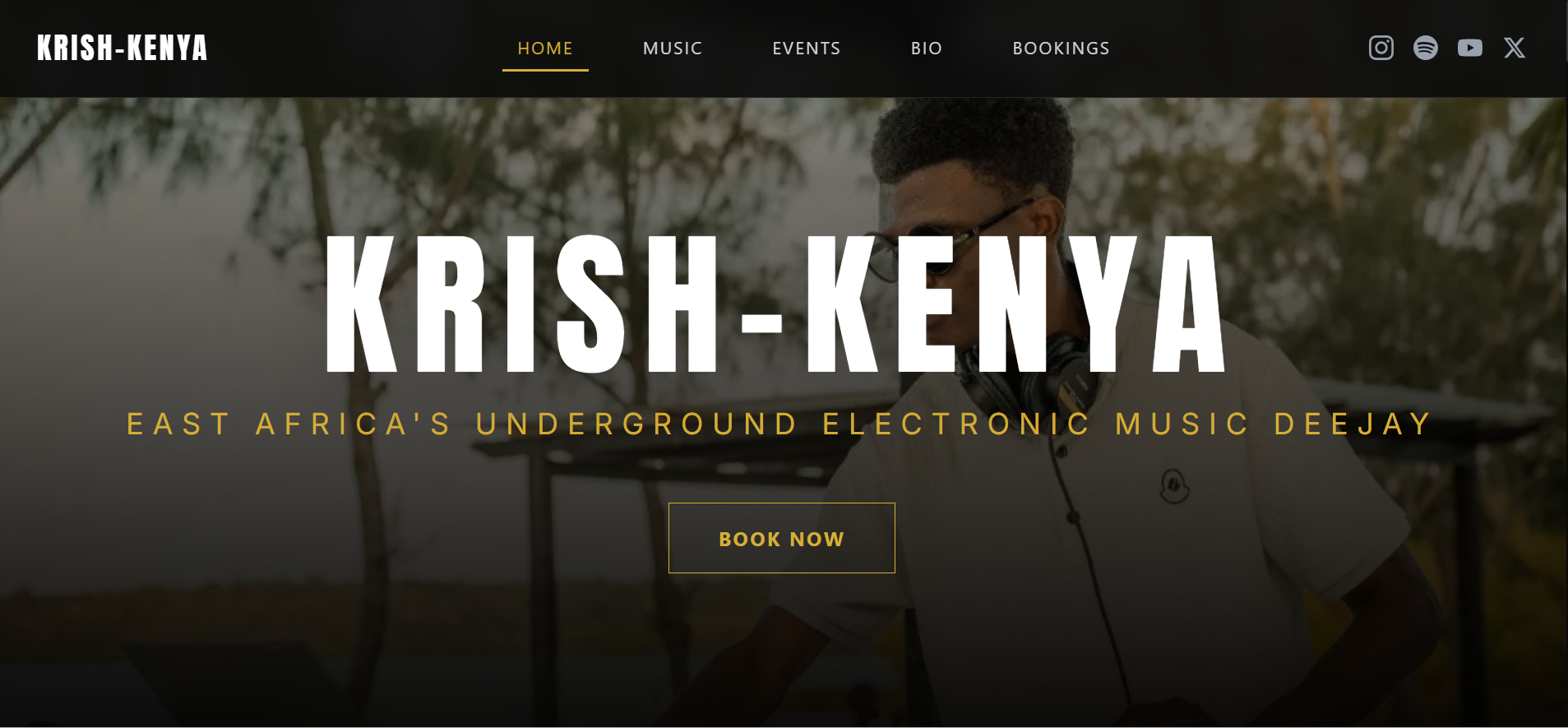 Krish-Kenya website screenshot